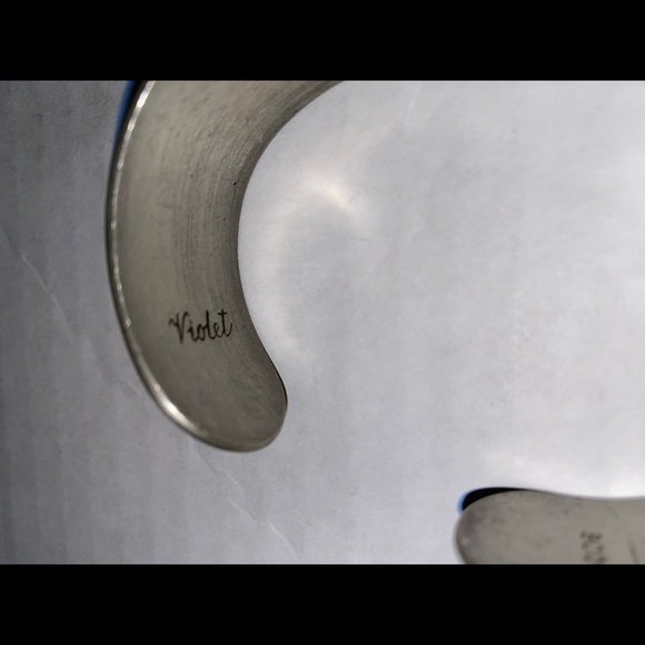 Violet Silver engraved bracelet - Picture 8 of 8